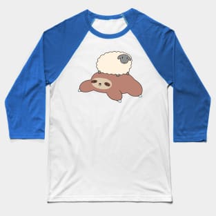 Sloth and Little Sheep Baseball T-Shirt